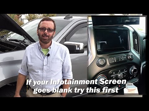 If your Chevy Infotainment Screen goes blank, try this first w/Paul Henderson