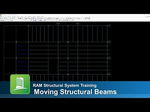Moving Structural Beams in RAM Structural System
