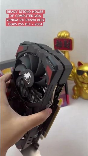 READY DITOKO HOUSE OF COMPUTER VGA VENOM RX RX590 8GB DDR5 256 BIT - 2304