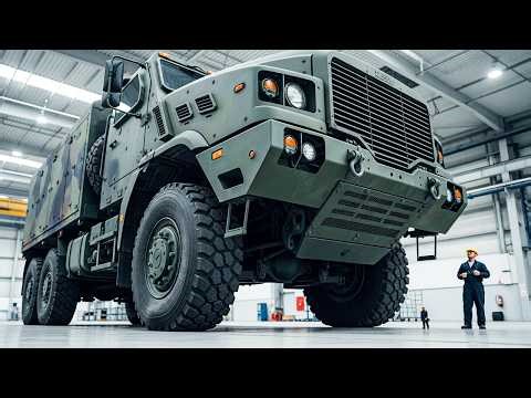 Inside a Military Truck Factory – 6x6 Armored Beast Build #thefactorynarrative