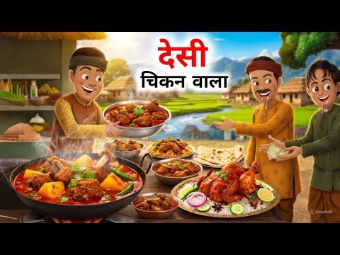 Desi Chicken Wala | Desi Chicken Wala | Hindi Cartoon Kahani | Hindi Kahaniyan | Cartoon Kahani S...