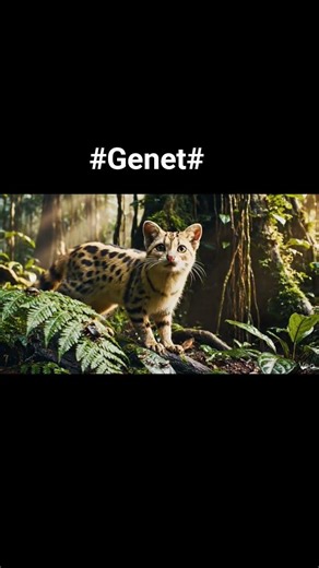 Genet is a cat-like mammal native to Africa, parts of Europe & Middle East.