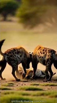 [쇼킹코드그린Shocking Code Green]Those hyenas are hopeless!!하이애나 저것들은 답도 없어#AnimalFriendship #SavannaTales