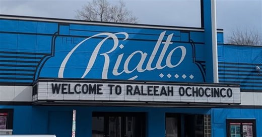 ‘Raleeah’ welcomes Ochocinco: The Rialto Theatre joins the viral joke