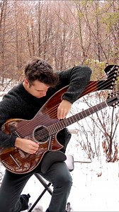 Carol of the Bells on a 26 String Harp Guitar 🪉🙏🎶🎄 | Jamie Dupuis Music