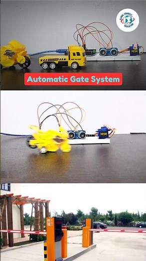 #Shorts - Automatic car parking system using Arduino | Automatic toll gate system |Arduino projects
