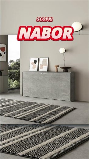 Ecco NABOR: il letto a scomparsa che libera spazio e moltiplica le possibilità.