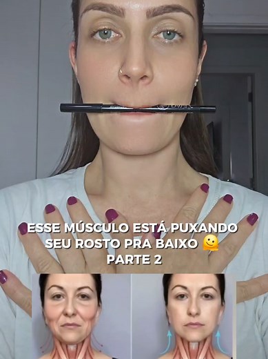 Ativação do músculo facial que 'derrete' o rosto – sequência de face yoga