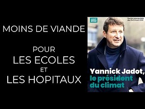 Programme Nutrition de Yannick Jadot (EELV Europe Ecologie Les verts)