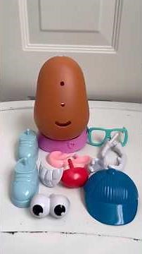 Building Mr.Potato Head apart with wrong body mouth ￼￼￼and hats