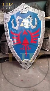Handmade Steel Zelda Hylian Shield: Full Size Replica With Grip - Etsy
