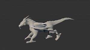 Dragon Run Cycle - 3D model by charlos