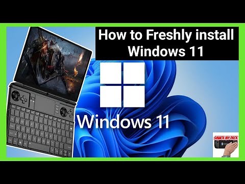 Install Fresh Windows 11 on GPD WIN MAX 2 or any Windows 10/11 device - TUTORIAL