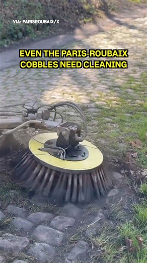 249K views · 2K reactions | Trouée d'Arenberg cobbles getting ready for Paris-Roubaix. 粒直 #cycling #parisroubaix | NBC Sports Cycling | Facebook