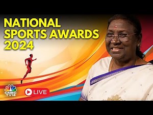 National Sports Awards 2024 LIVE | President Gives Away Dhyan Chand Khel Ratna & Arjuna Award | N18L