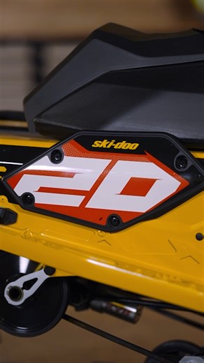 Race-bred capability built on the light, agile REV Gen5 platform, plus jaw-dropping special edition features in honor of the iconic Bee's 20th anniversary. Get peak performance out on the trails with 600RR E-TEC and 850 E-TEC engine options, a 43 inch adjustable ski stance, a 3.5 inch handlebar riser, rMotion X with rail reinforcements rear suspension, and a 10.25 inch touchscreen display featuring BRP Connect, built-in GPS with Group Ride. Check out the website for full specs! #ThatSkiDooFeeing