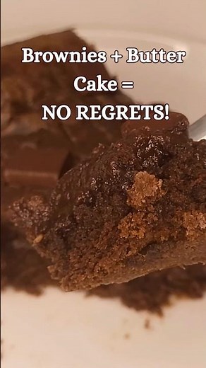 Fudgy Brownie Butter Cake! 🍫