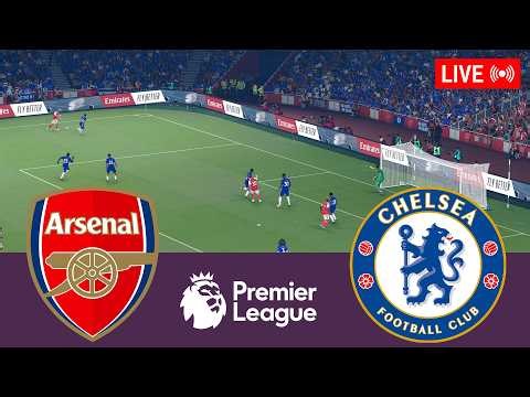🔴Arsenal vs Chelsea LIVE⚽ Premier League 2025/2026 Full Match - Simulation Video Games