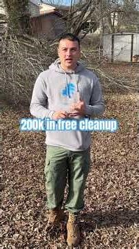 Over $200,000 in FREE Storm Cleanup for Families | All Glory to Go