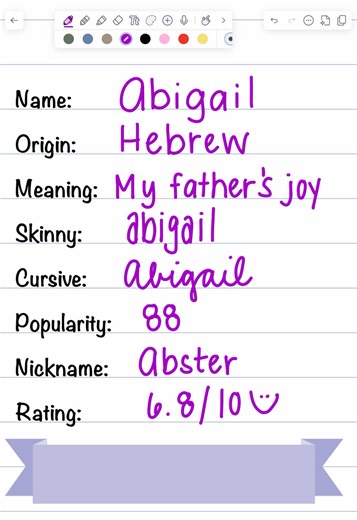 Replying to @Abiii baddie Abigail! #fyp #handwriting #names #writing #cursive