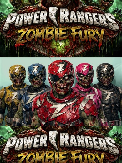 Power Rangers Zombie Fury Theme An Evil Overlord and his monster army arrive on Earth and they use magic to make Zombies rise, This causes an apocalypse, This evil magic also brings back five ancient Rangers from the dead who were mentored by Zordon thousands of years ago, Do to these Zombie Rangers connection to the morphing grid they were able to maintain their humanity, Now these five ancient Heroes will protect all the surviving people from the evil forces and zombies, These ancient Rangers 