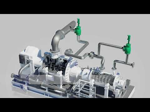 Components of a Fisher Compressor Anti-Surge Control Valve