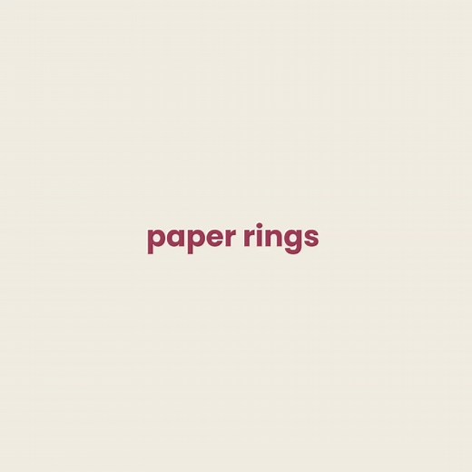 Taylor Swift Paper Rings Lyrics Video