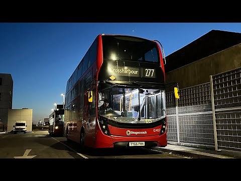 Full Route Visual. Route 277: Crossharbour - Dalston Junction | Enviro400MMC 12407 YY66 PHN