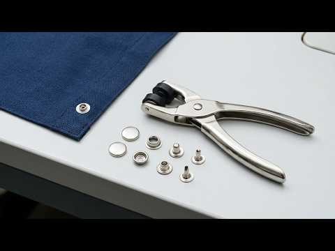 Beginner Guide to Installing Metal Snap Buttons Easily