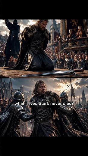 What If Ned Stark Never Died? 🤯 | Game of Thrones Theory #gameofthrones #nedstark #jonsnow