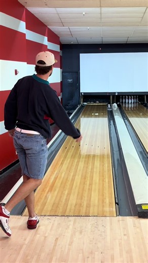 Bowling practice with a new spare ball