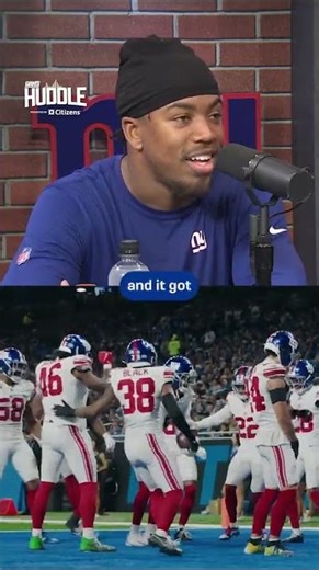Jevón Holland talks us through his interception vs. Lions #shorts #nfl #giants #newyorkgiants