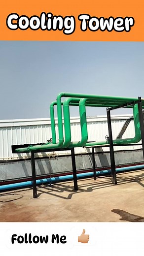Cooling Tower ‼️✅ A cooling tower is a structure used to cool water or other liquids by transferring heat to the atmosphere. It's commonly used in industries such as power plants, chemical plants, and other large-scale facilities. #cooling #coolingtower | Fire-fighting and Fire Alarm system