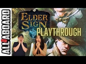 ELDER SIGN | Board Game | 2-Player Playthrough | Terror at Miskatonic Museum