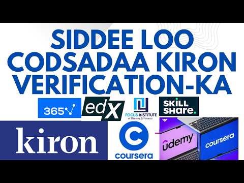 Siddee Loo Helaa Kiron VERIFICATION Coursera