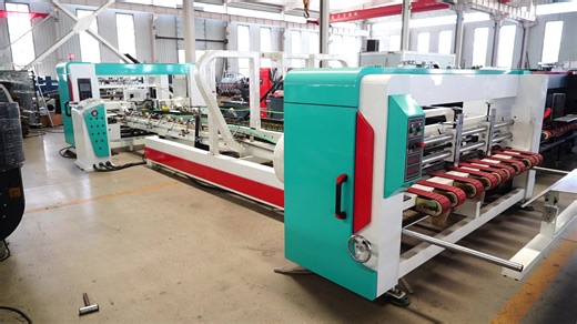 High-speed Automatic Carton Gluing Machine Manufacturers Demand Corrugated Cardboard Line