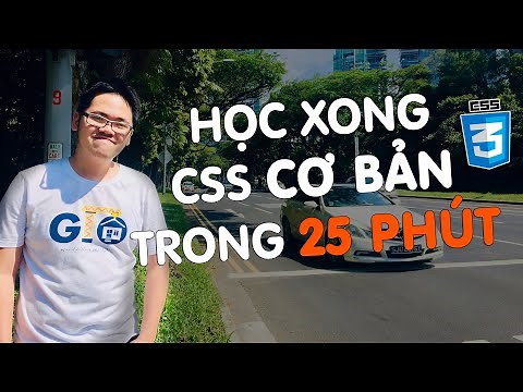 Học "xong" CSS trong 1 clip, code được cái web siêu đẹp