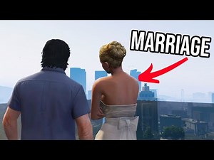 GTA 5 - Michael and The Bride (Marriage?)