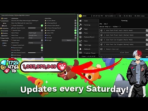 Pet simulator x Script | psx script jmes hub and Project WD Valentine's update📜