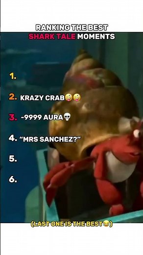 Ranking The Best Shark Tale Moments 😂
