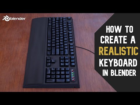 Keyboard in Blender | Advanced Tutorial