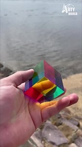 1K views | Original CMY Cube (50mm) Optical Cube - Cyan, Magenta,...