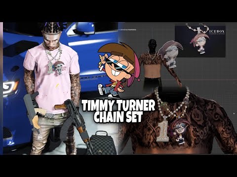 Making The Fairly OddParents & Chosen 1 Chain Set In GTA 5 RP (FiveM) | Blender 3D Modeling
