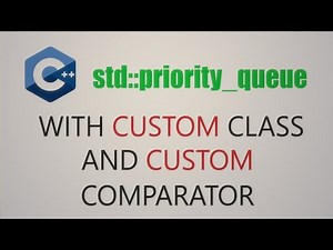 c++ priority queue for a custom class and a custom comparator