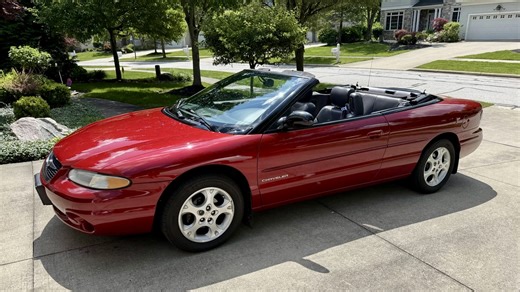 Low-Mile 2000 Chrysler Sebring JXi Convertible Up for Grabs on BaT