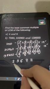 14K views · 97 reactions | Finding Least Common Multiple (LCM) #enginerdmath #math Watch also: Prime Factorization https://www.facebook.com/share/v/15JXa32fuZ/?mibextid=wwXIfr | Enginerdmath | Facebook