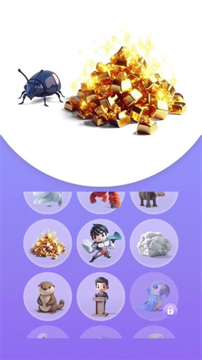 Creating Glintwing Creature from Beetle and Solid Gold in Animash Game #creature #animash