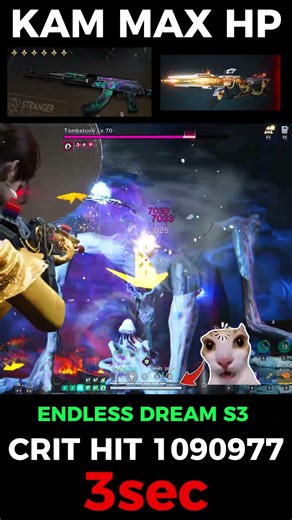 ONCE HUMAN MAX HP+SHEILD NIGHTMARE PHI KAM ABYSS GLANCE CRIT HIT 1M🥶#oncehuman