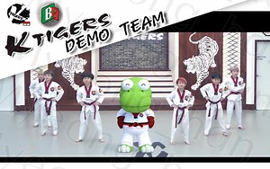 [少儿跆拳道舞]推荐馆长!少儿易学跆舞banana恰恰 韩国虎队Ktigers