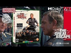 The Great Escape 4K UltraHD Blu-ray Arrow Video Limited Edition (with Great Escape 2)